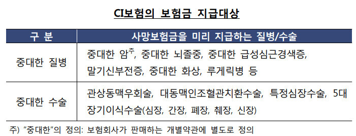 CI보험금지급대상